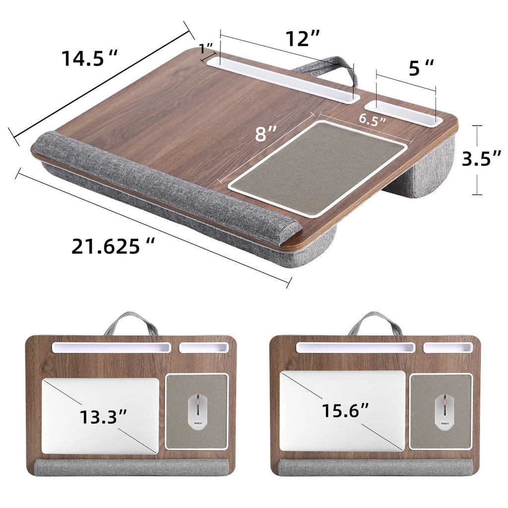 Flexora LapDesk Pro™ – Portable Laptop Table with Mouse Pad