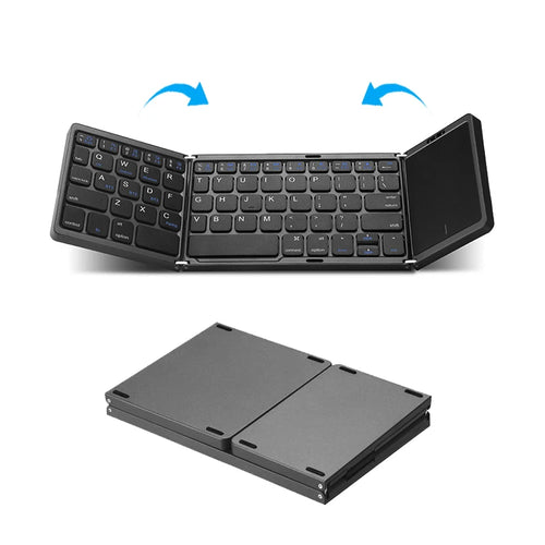 Flexora FoldKey™ Pro – Foldable Bluetooth Keyboard with Touchpad