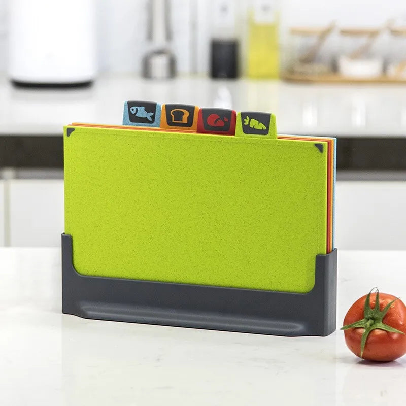 Flexora SafePrep™ – 5-Piece Food-Safe Cutting Board Set