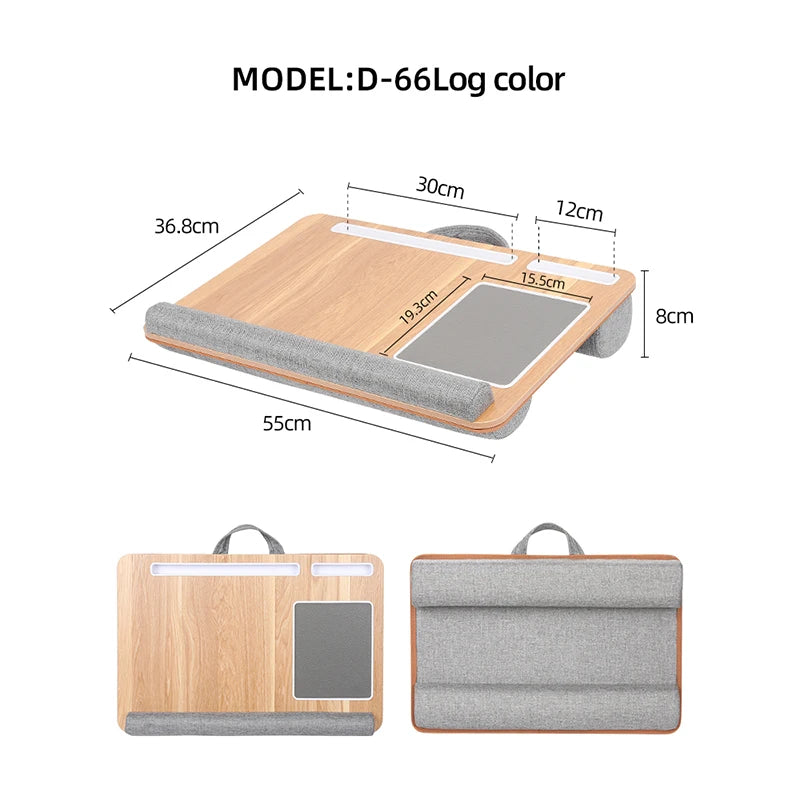 Flexora LapDesk Pro™ – Portable Laptop Table with Mouse Pad