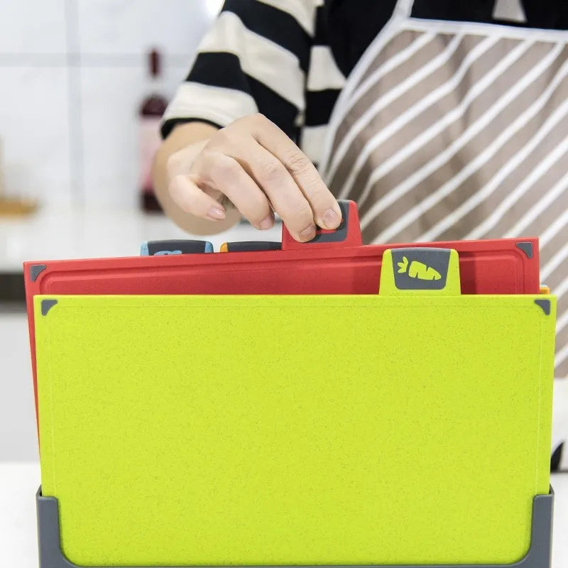 Flexora SafePrep™ – 5-Piece Food-Safe Cutting Board Set