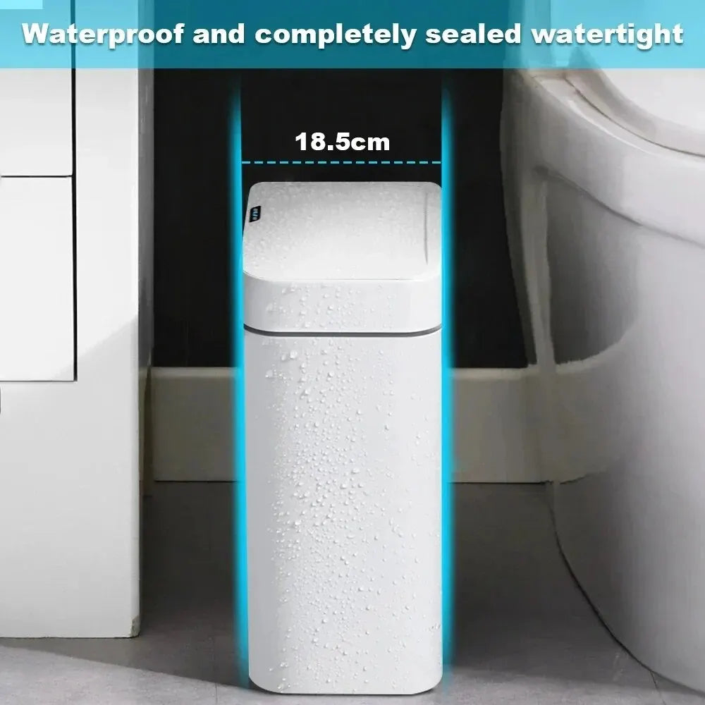 Flexora AutoBag Smart Trash Can – 15L Touchless Sensor Bin